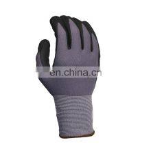 15 Gauge Seamless Knit Nylon Spandex Micro Foam Nitrile Gloves Safety Work Industrial Gloves thumbnail-3