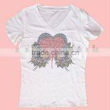 Popular Rhinestone T-shirt.T-shirt Wholesale