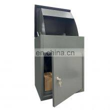 Custom Outdoor Modern Metal Free Standing Letterbox ,Package Delivery Boxes for Outside