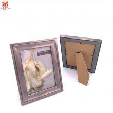 Wholesale PS Plastic Photo Frame Glossy Metallic Photo Frame Table Stand Photo Frame Home Decorative Picture Frame thumbnail-3