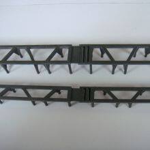 Continuous Plastic Chair spacers allow the reinforcement steel to be positioned in the required locations.