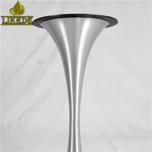 Newest Stainless Steel Tulip Table Leg Saarinen Table Base With Black Iron Heavy Duty Marble Tabletop for Workshops thumbnail-3