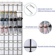 35 Pocket Over The Door Shoe Organizer, Door Hanging Storage Shoe Holder Rack for Large Capacity Shoe Organizer for Men and Women Kids Closet Bedroom Bathroom thumbnail-5
