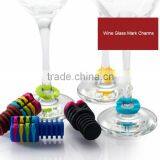 Silicon Wine Stopper Wine Glass Mark Charms Drink Markers Silicon Identification Tags for Party/Wedding Quality Choice thumbnail-4
