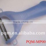 Pratical blue plastic arched orange peeler 001A