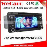 Wecaro WC-VU7006 Android 4.4.4 car multimedia system double din for vw transporter t5 car radio audio system GPS