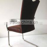 2014 Hot Sale Stainless Steel Leather Dining Chair (SZ-DC040) thumbnail-3