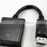 Nickel Plated Thunderbolt Display Port Male to VGA Female Cable Adapter