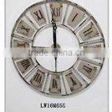 Vintage Antique Handmade Large Home Goods Hanging Metal Decorative Wall Clock Quality Choice thumbnail-5