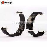 Kakapi Single Buckle Genuine Leather Watch Band Wrist Strap With Watchband Converter For 42MM Apple Watch MT-3910 thumbnail-3