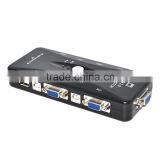 4 Port hub USB 2.0 KVM VGA/SVGA Switch Box Adapter Connects Printer Intelli keyboard Mouse 4 Computers Use 1 monitor