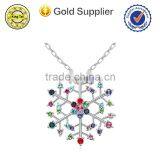 Latest Diamond Necklace Designs With Fake Gold Long Chain thumbnail-2