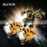 Super Bright 15w LED Motorcycle Light Black/Silver/Golden/Blue Case U5 LED Driving Fog Spot Beam HeadLight For Electric Bike thumbnail-1