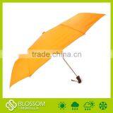 Windproof Yellow Rain Foldable Umbrella thumbnail-2