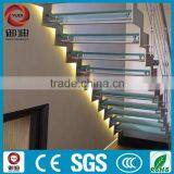 YUDI Steel Glass Straight Stairs for Home Prefabricated Made in China thumbnail-2