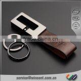 Good Quality Unique Design Leather Custom Keychain thumbnail-1