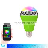 Good quality wholesale bluetooth led speaker Smart bulb with android /iOS app control
