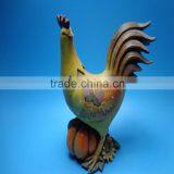 Wholesales animal theme cock statue for garden decorations