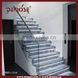 Residential Stairs| Stainless Steel Marble Stair With Led Light thumbnail-1