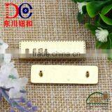 Gold Name Tag Branded Buttons for Garments Jeans Accessories thumbnail-6