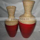 Set/3 Floor Bamboo Vase For Home Decoration thumbnail-1