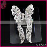 Antique White Butterfly Metal Hair Claws Wholesales thumbnail-1