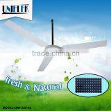 2015 Summer DC 12V Solar Energy Ceiling Fan With Metal Blade Cheap Ceiling Fan thumbnail-3
