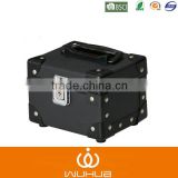 Guangzhou foshan direct factory high quality whole black aluminum tool case makeup train case