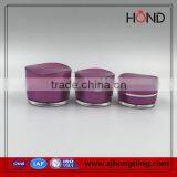 new style red 50g plastic acrylic cosmetic jar,facial cream containers,plalstic cosmetic jar