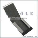 Factory Supplier Metal Leather Square Business Card Holder thumbnail-1
