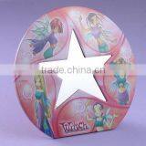 Tin Desk Note Board With Mirror thumbnail-1