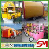 2016 User-friendly Construction and Design Light Pink Food Cart Trailer for Sale Mobile Food Wending thumbnail-5