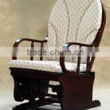 2013 Baby Woodn Glider Chair With Ottoman thumbnail-1