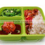 3PP Separated With Cover Seal Bento Boxes Outside to Send Fast Food Lunch Box Microwave Oven Available Boxes Wholesale thumbnail-2