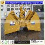 Two-jaw Hydraulic Excavator Grab Bucket