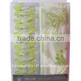 2013peva Shower Curtain With Resin Hooks