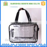 Wholesale chinese cheap fashion big clear beach pvc shopping bag