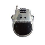 3-dial Combination Cable Computer Lock ,Security Combination Steel Cable Lock ,Retractable Steel Cable Combination Lock thumbnail-2