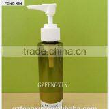 Personal Care Screen Printing Cylinderical Flat Shoulder 150ml Plastic Bottle With Pump Sprayer Sealing Type Cap thumbnail-2