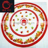 100% Poly Mini Matt Round Printed Tablecloth for Round Table