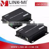 LINK-MI LM-EX33 70M HDBaseT 4K2K Extender Over Single Cat5e/6 Cable HDCP2.2/1.4 Full HD Support 1080p@60Hz@48b/pixels, 3D RS232
