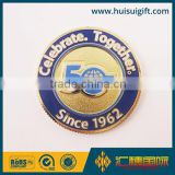 custom hot sale fashionable creative soft enamel metal badge coin