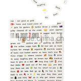 High Quality Custom PVC Magnetic Poetry Sets for Refrigerator Cheap Poetry Pieces With Flexble Magnet thumbnail-3