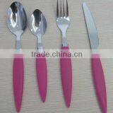Stainless Steel Cutlery With Plastic Handle thumbnail-1