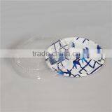 SM1-2116ZY-B 4 Compartment SGS Certification Round Tray for Sushi thumbnail-4