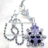 Wholesale Fashion Crystal Animal Phone KeyChain FCA-15129