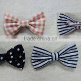 Fashion Fabric Bow Tie Hair Clips Set thumbnail-1