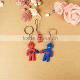 Sweet Lover Soft Pvc Keychain Pvc Rubber Key Chain thumbnail-2