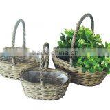 Willow Garden Baskets With Handle thumbnail-1