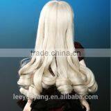 Newest Style Long Deep Curly Blonde 1/4 Bjd Doll Wig thumbnail-4